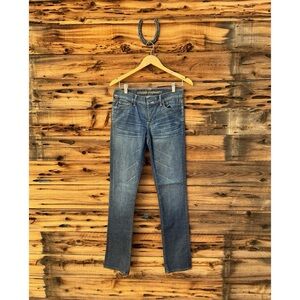 CITIZENS OF HUMANITY | Eldon Dark Wash Medium Rise Straight Leg Jeans 27